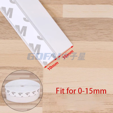 Silicone Self-adhesive Door Seam Dustproof Weatherstrip Sealing Strip