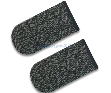 OEM Manufacturer Wholesale Touch Screen Gloves for Sale Mobile Game Controller Anti-Sweat Silver Fiber Finger Sleeves