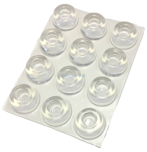 Door Knob Bumpers Self Adhesive Rubber Door Stoppers
