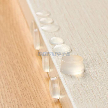 Self Adhesive Transparent Anti Slip Bumpers Silicone Rubber Feet Pads High Sticky Shock Absorber Silicone Anti Slip Pad