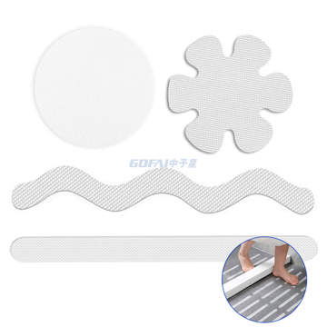 Clear Safety Protection Self-Adhesive Anti-Slip Shower Stickers For Bathtub Bathroom Stairs