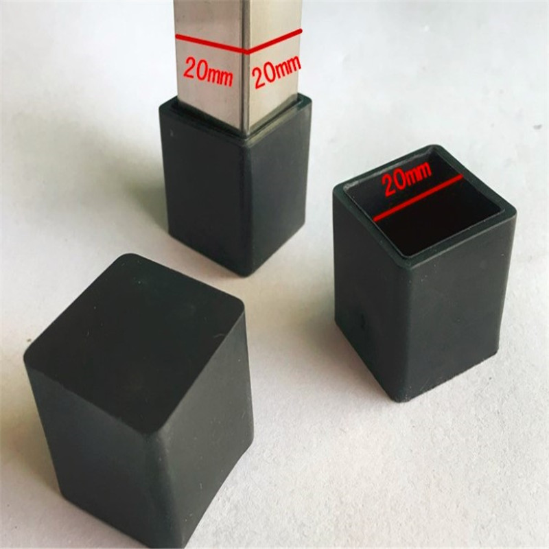 square rubber caps