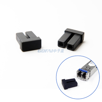 SFP XFP SFP+ LC Dual Fiber Port Silicone Anti Dust Cover for Optical Module