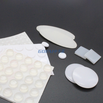 Supplier Heat Resistant Silicone Rubber Furniture Bumper Pads Anti-Slip Foot with 3M Glue