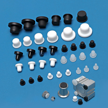 Heat Resistant Flat T-Shaped Silicone Hole Plug Small Anti-Collision Waterproof Rubber Threaded Plugs