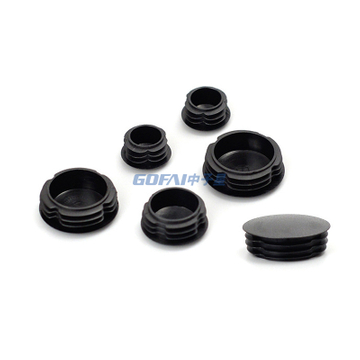 High quality 25mm 32mm 38mm 10mm-60mm Round Plastic Insert End cap for Stainless Steel Tube Plastic Pipe Plug