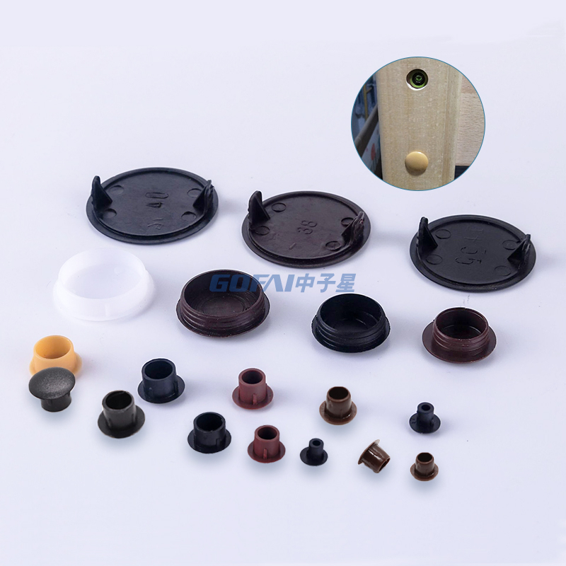 Furniture Threaded Hole Plug Waterproof Post Pipe Insert End Caps Hole Plugs