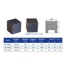 Floor Rubber Shock Absorber Machine Anti-Vibration Bumper Pad Rubber Damper