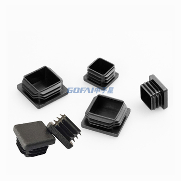 1/2" 1" 1 1/4" 1 1/2" 2" 3" Square Plastic Hole Plugs Inserts for Furniture Metal Tube Chair Leg Plastic Tube End Cap