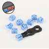 Protect Data Security RJ45 Dust Plug Blocker with Key