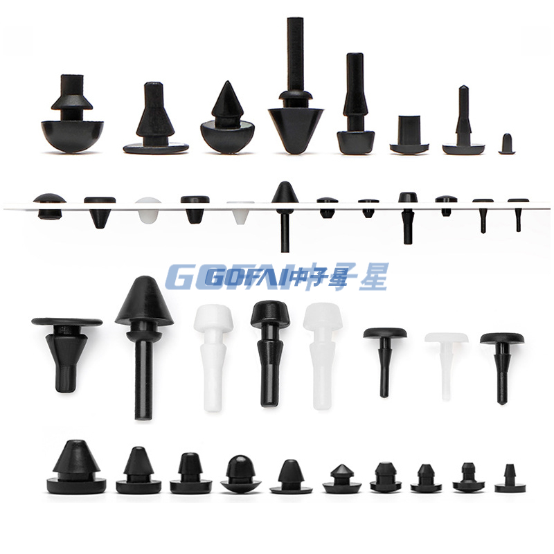 1.8-51mm Hole T Shape High Temperature Resistant Food Grade Silicone Anti-collision Hole Plugs