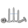 304 Stainless Steel Chamfered Hexagonal Socket Self-tapping Screw/ Large Flat Head Hexagonal Socket Self Tapping Furniture Screw