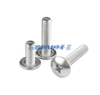 Nickel Plated Large Flat Head Screw Cross Machine Screw/Bowl Cut Screw/Half Round Head Bolt M3/M4/M5