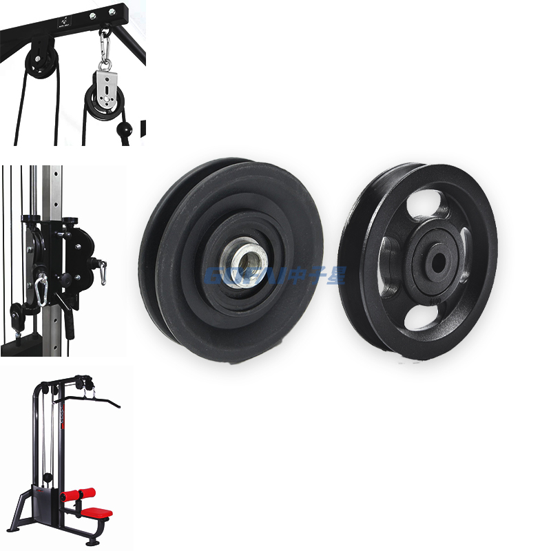 60mm 70mm 90mm 100mm Steel Bearing Pulley Wheel for Fitness Equipment Gym Accessories 