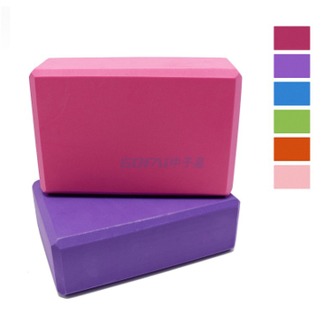 Custom Shape LOGO High-density EVA Foam Fitness Yoga Block