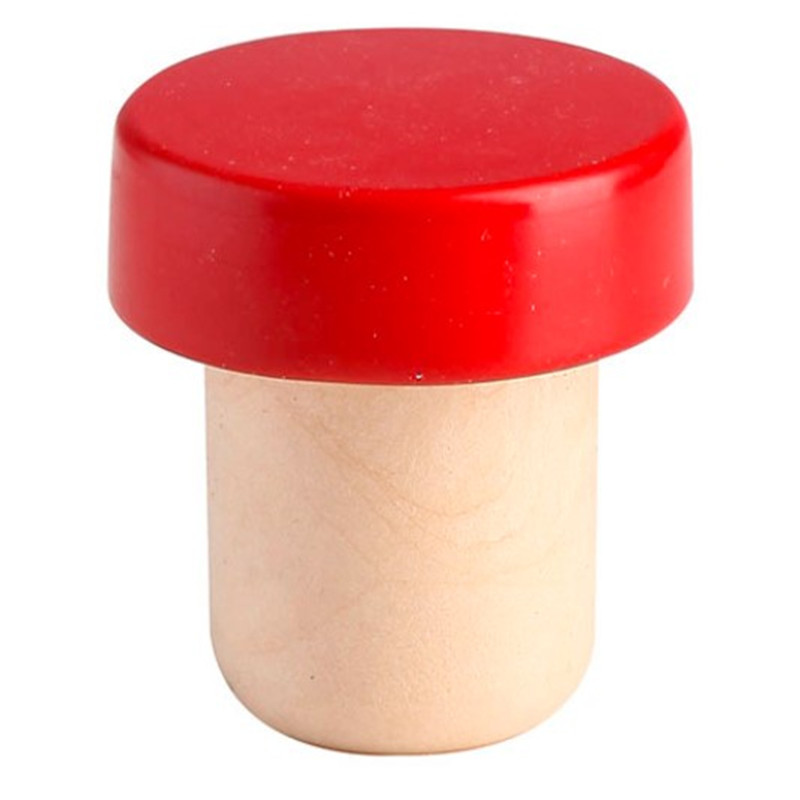 red color cork stopper