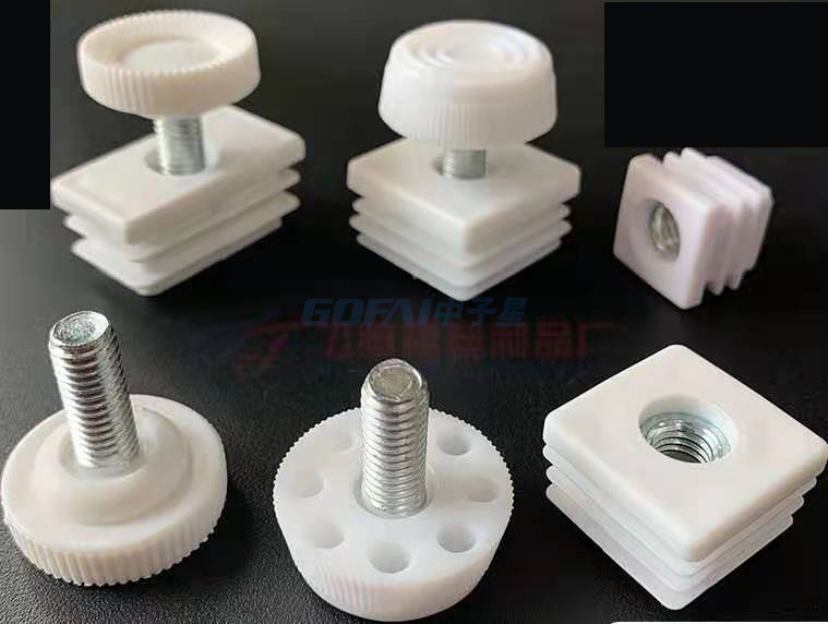 Furniture White Pipe End Caps Tube Plugs Inserts