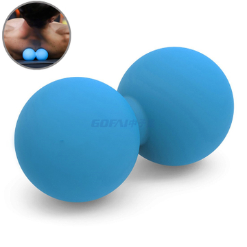 Double Lacrosse Silicone Peanut Massage Ball for Physical Therapy 