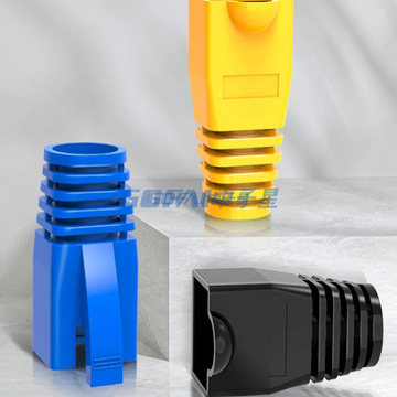 Top Quality Diverse PVC Material Protective Sleeve RJ45 Strain Relief Boots for Ethernet Cables