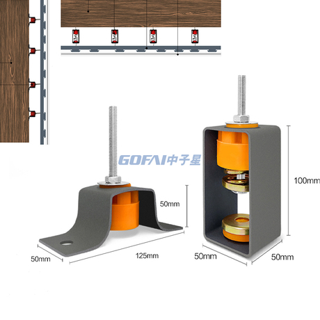  Spring Anti-vibration Ceiling Hanger Anti Vibration Wall Braces Acoustics Ceiling Shock Absorbers for Soundproof