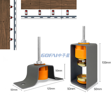 Ceiling suspension spring shock absorber/ Rubber spring vibration damper/ Wall Sound Insulation Shock Absorber 