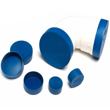 Stainless Steel Pipe Plug Cover PE Gas Pipe Plug PVC Pipe Dust Protection Cap Galvanized Steel Pipe Plastic Pipe Cap Large Power Pipe Plug Plastic Pipe Cap Nozzle Sealing Cap Cable Duct Sealing Pipe 
