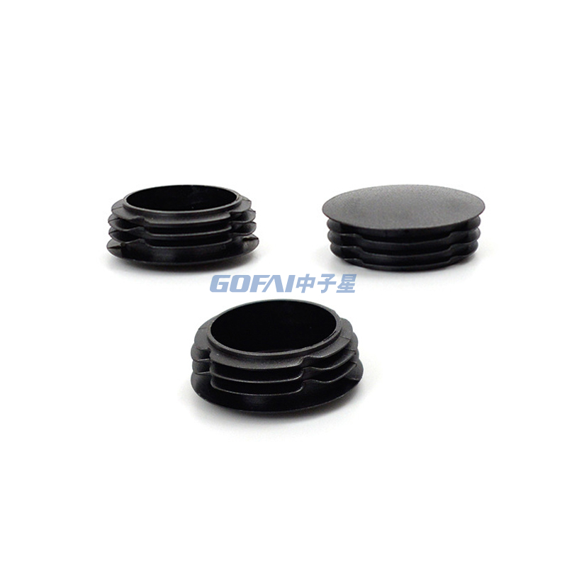 High quality 25mm 32mm 38mm 10mm-60mm Round Plastic Insert End cap for Stainless Steel Tube Plastic Pipe Plug