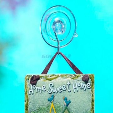 Amazon Hot Sale Suction Cup Diameter 60MM Suction Cup Hook Pvc Transparent Suction Cup Hook Bird Feeder Suction Cup Hook