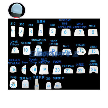 Cigarette Vapes Silicone Test Mouth Pieces Drip Tips