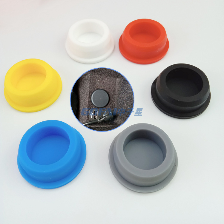 6.8-201mm High Temp Resistant Rubber Pipe End Cap Silicone Hole Plug