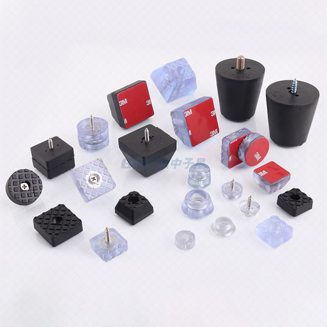 Silicone Rubber Soft Self Adhesive Furniture Anti-Slip Floor Protector Feet Pads Non-noise Increased Pad for Chair Table Sofa