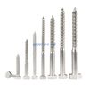 304 stainless steel outer hexagon Self-tapping screw outer hexagon self tapping wood screw bolt half tooth screw M6M8M10