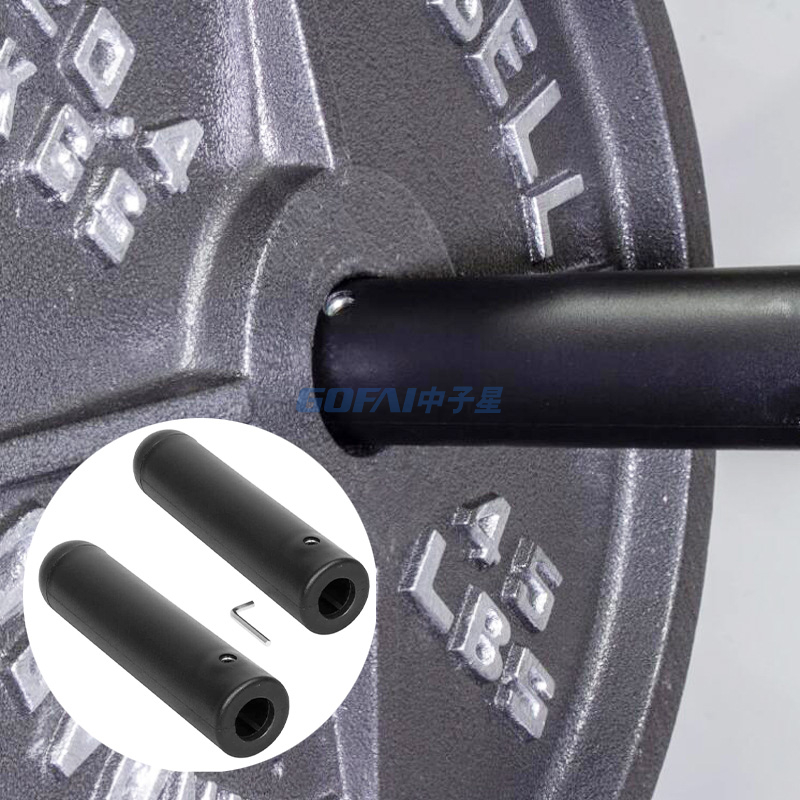 25mm 50mm Plastic Barbell Bar Sleeve / Fitness Equipment Barbell Bar Cover Tube End Cap / Gym Dumbbell Bar Reducing Sleeve