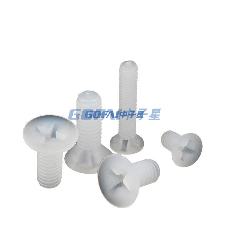 304 Stainless Steel Countersunk Head Cross Shaped Screw /Furniture Handle Screw/Black White Plastic Screw