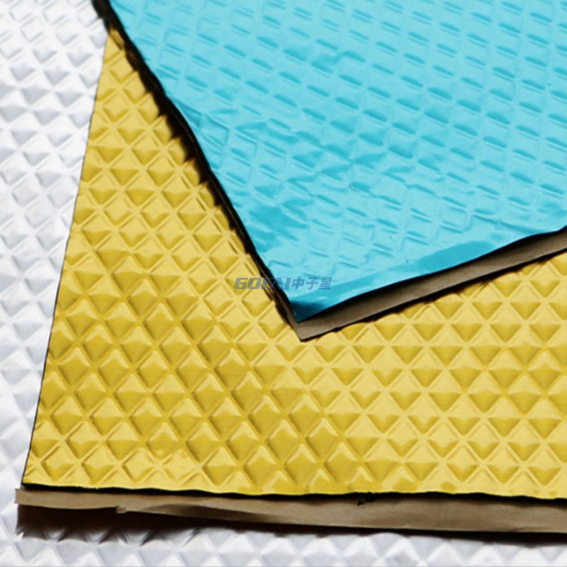Sound Deadening Car Butyl Rubber Deader Mat Aluminum Foil Damping Butyl Rubber Sheet For Automotive