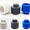 1/2" 3/4" 1" BSP/NPT External Thread Sealing Plug for Plumbing Fittings