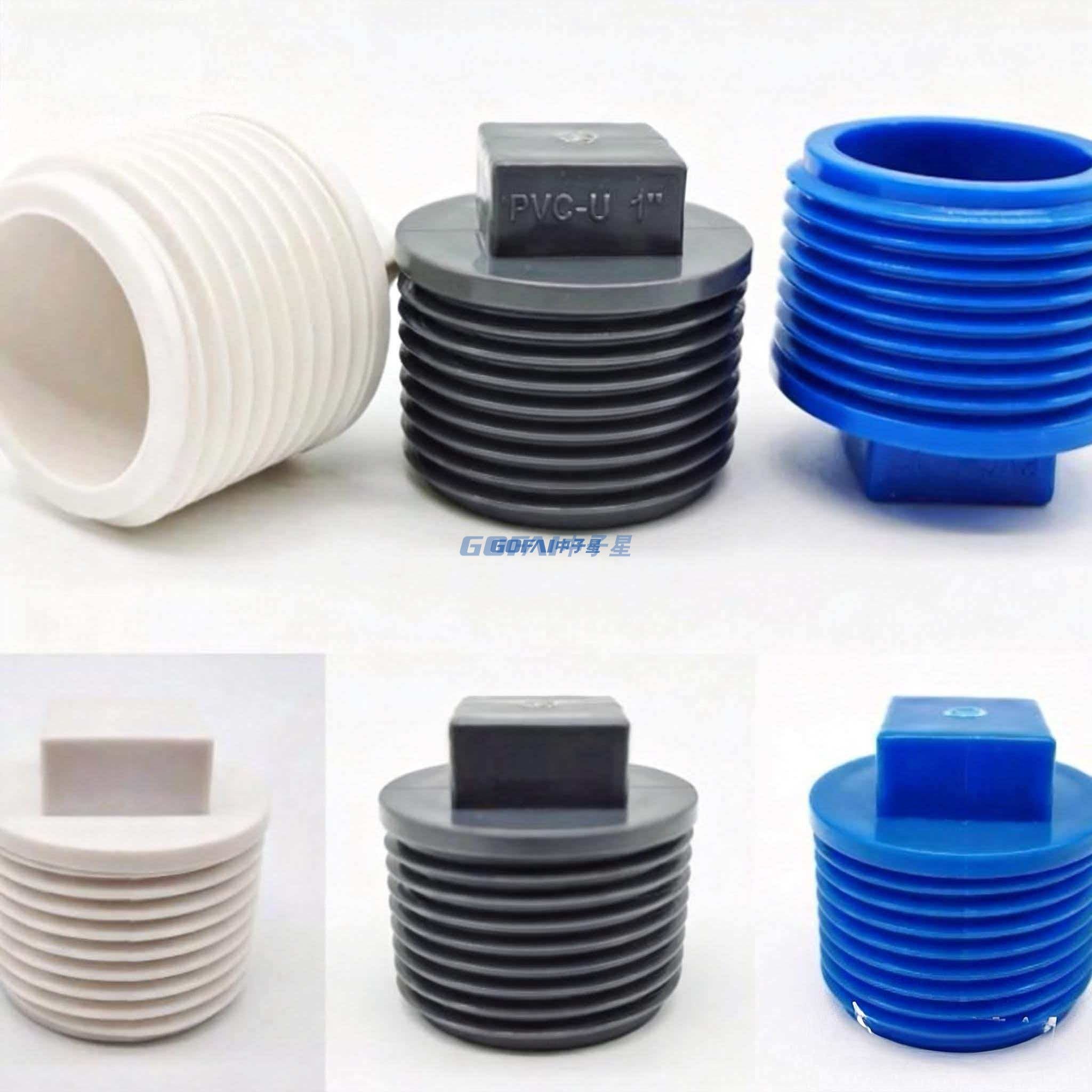 1/2" 3/4" 1" BSP/NPT External Thread Sealing Plug for Plumbing Fittings