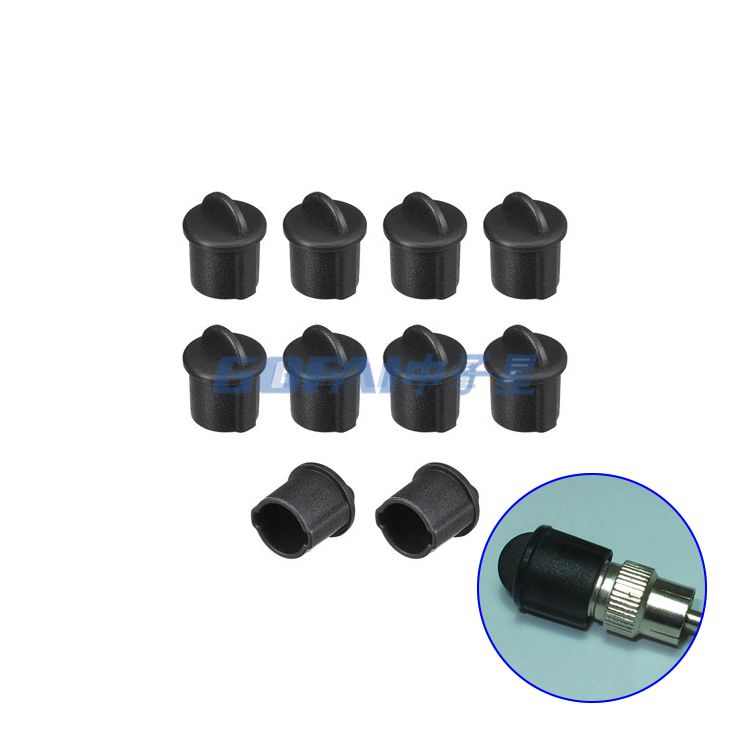 Silicone BNC-B Dust Cap Durable Dust Plug for BNC Female Connector - Protective Cover for CCTV Camera Cable Video RF Head