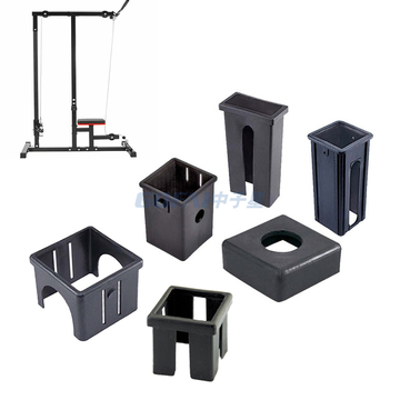 Fitness Equipment Accessories 50 To 38 Square Tube PE Sliding Sleeve For Seat And Handle Bar Post