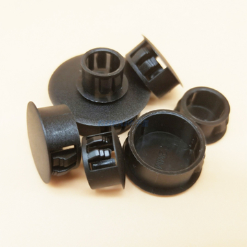 Nylon Black Locking Hole Plugs Insert End Caps For Panel Hole Post Pipe