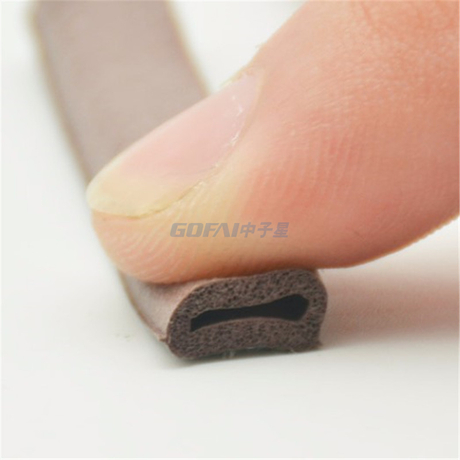 OEM Factory Wholesales P Shape D Shape Foam Epdm Rubber Seal Strips for Laminate Door