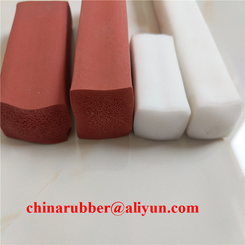 silicone faomed rubber sponge strip
