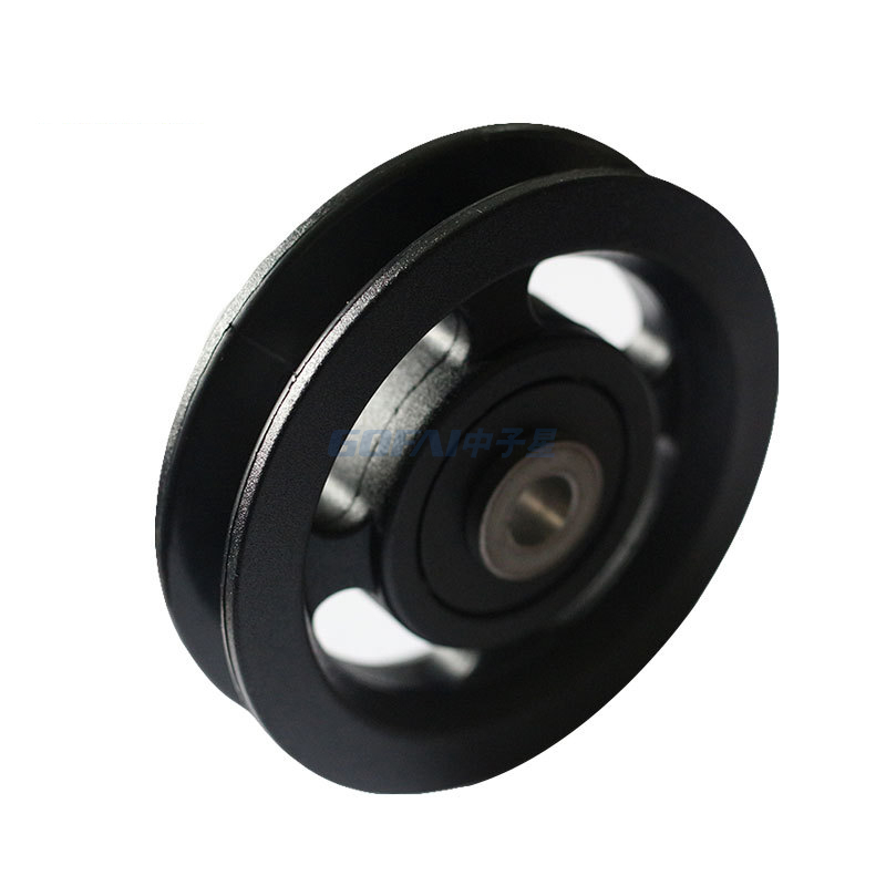 90mm Weight Lifting Plastic Pulley Wheel Gym Equipment Accessories