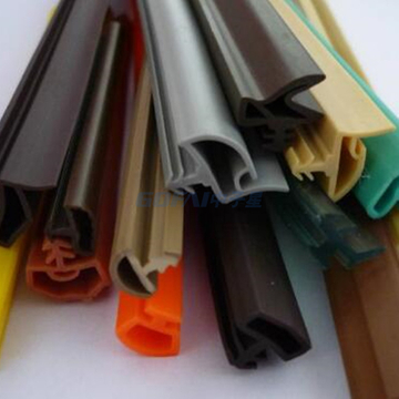Heat Resistant Waterproof U T H F Shape Hard Flexible Plastic PVC Rubber Sealing Strip For Door