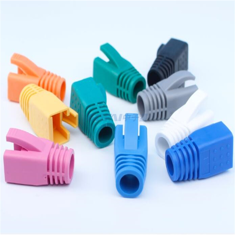 RJ45 Boots Rj45 Crystal Plug for Network Cable Sleeve