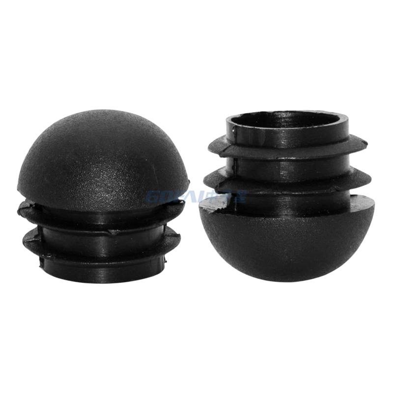 Dome round plastic tube plug (22)