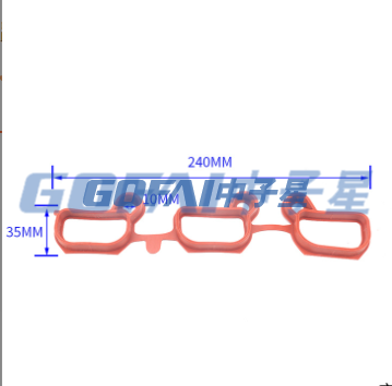 Custom Car Engine Intake Manifold Rubber Gasket Washer