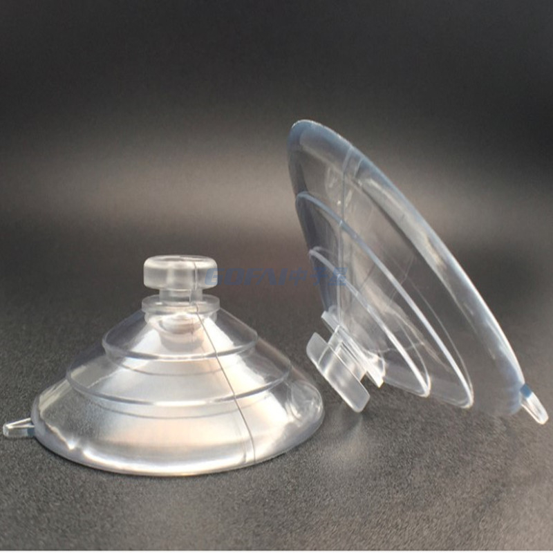 30mm Double Sided Suction Cup Transparent Suction Cup with Screw Or Hook Are Ok Compression Molding