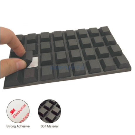 High Quality 3M Adhesive Round Thin Silicone Rubber Seal Gasket