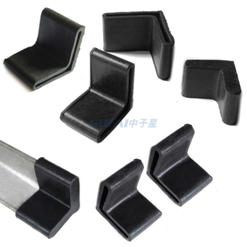 Furniture L Shape Angle Iron Rubber Feet Leg Cap